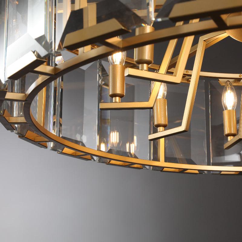43 Inch Crystal Round Chandelier - Harlow