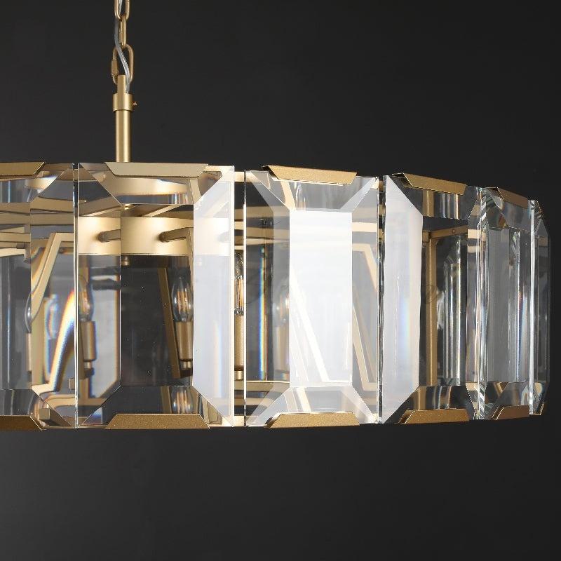 43 Inch Crystal Round Chandelier - Harlow