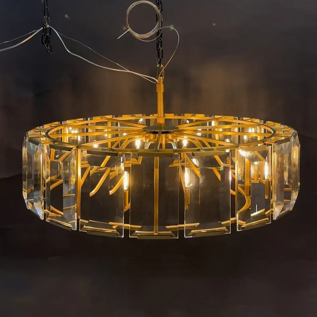 43 Inch Crystal Round Chandelier - Harlow