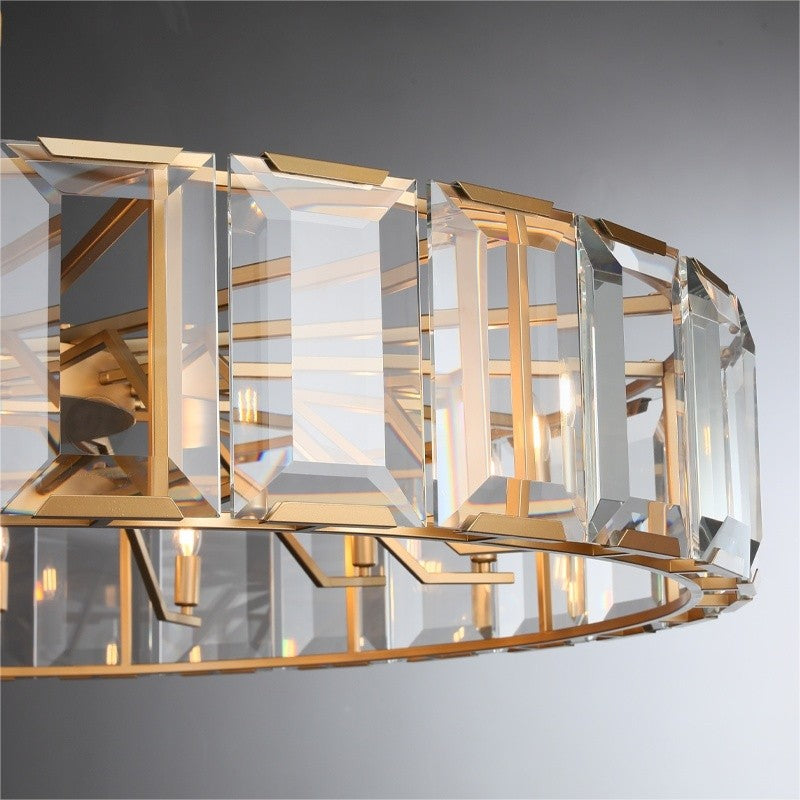60 Inch Crystal Round Chandelier - Harlow