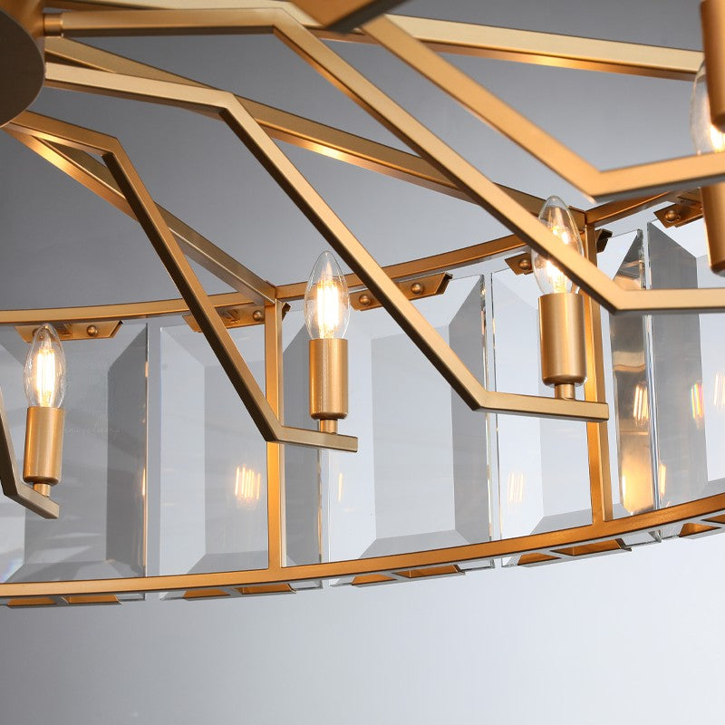 60 Inch Crystal Round Chandelier - Harlow