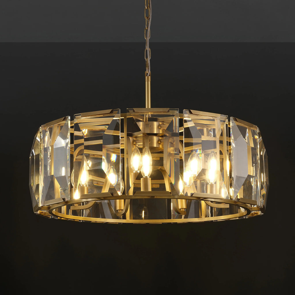 31 Inch Crystal Round Chandelier - Harlow