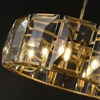 31 Inch Modern Crystal Round Chandelier - Harlow
