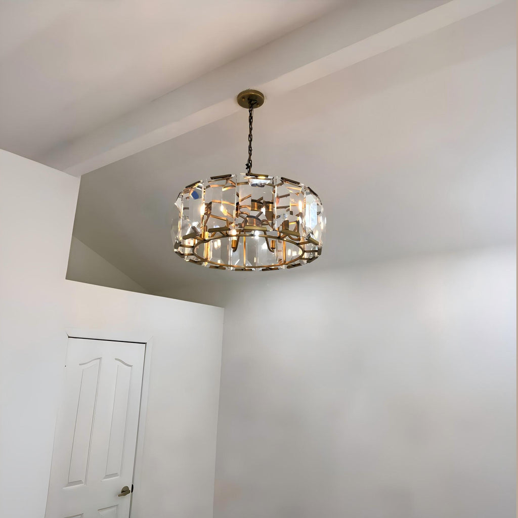 31 Inch Crystal Round Chandelier - Harlow