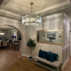31 Inch Crystal Round Chandelier - Harlow