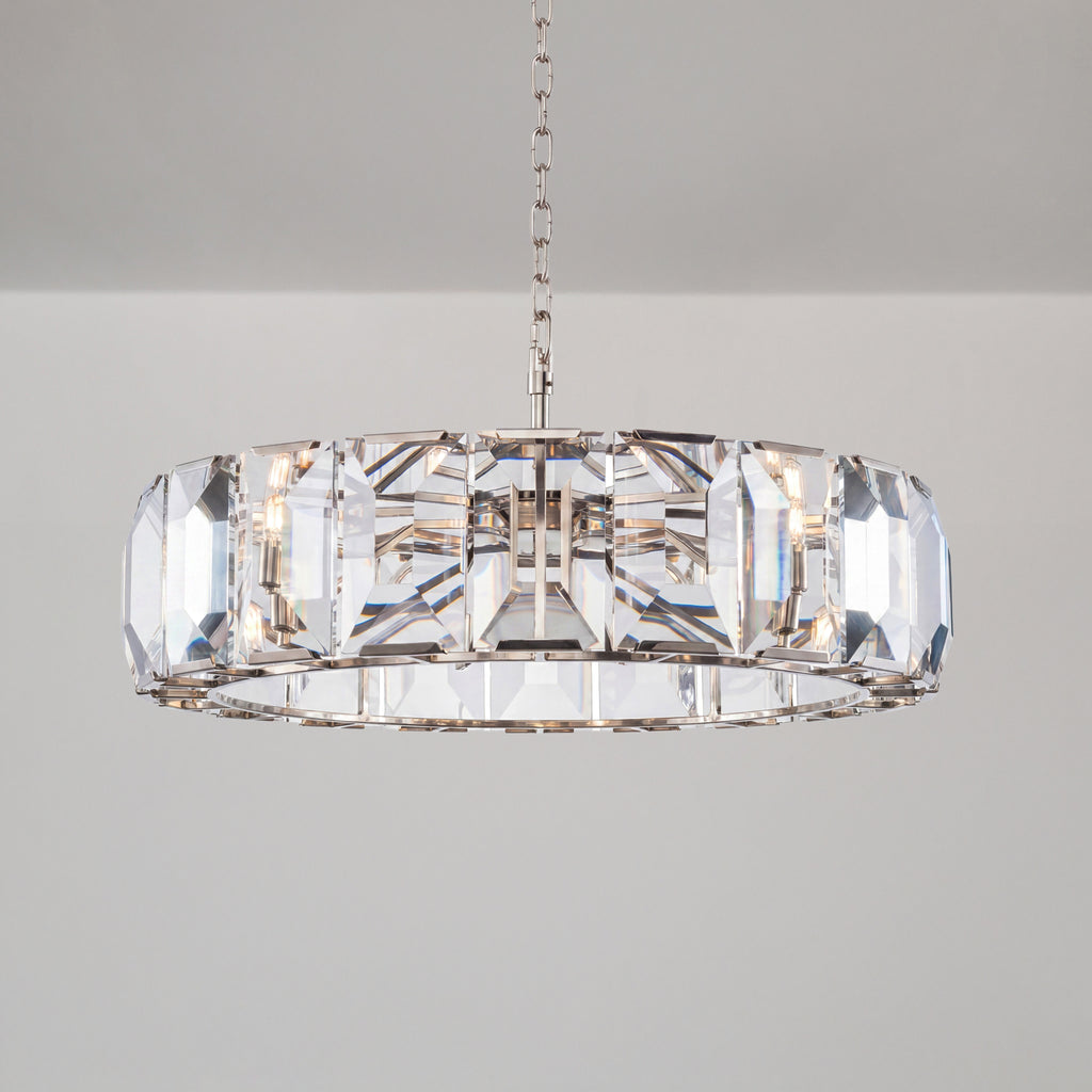 43 Inch Modern Crystal Round Chandelier - Harlow