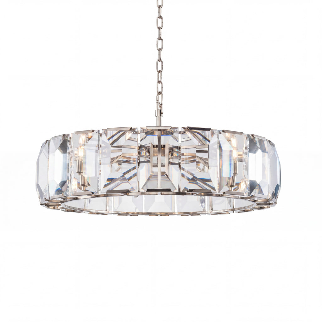 43 Inch Crystal Round Chandelier - Harlow