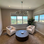 43 Inch Crystal Round Chandelier - Harlow
