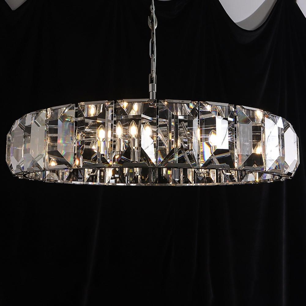 60 Inch Crystal Round Chandelier - Harlow