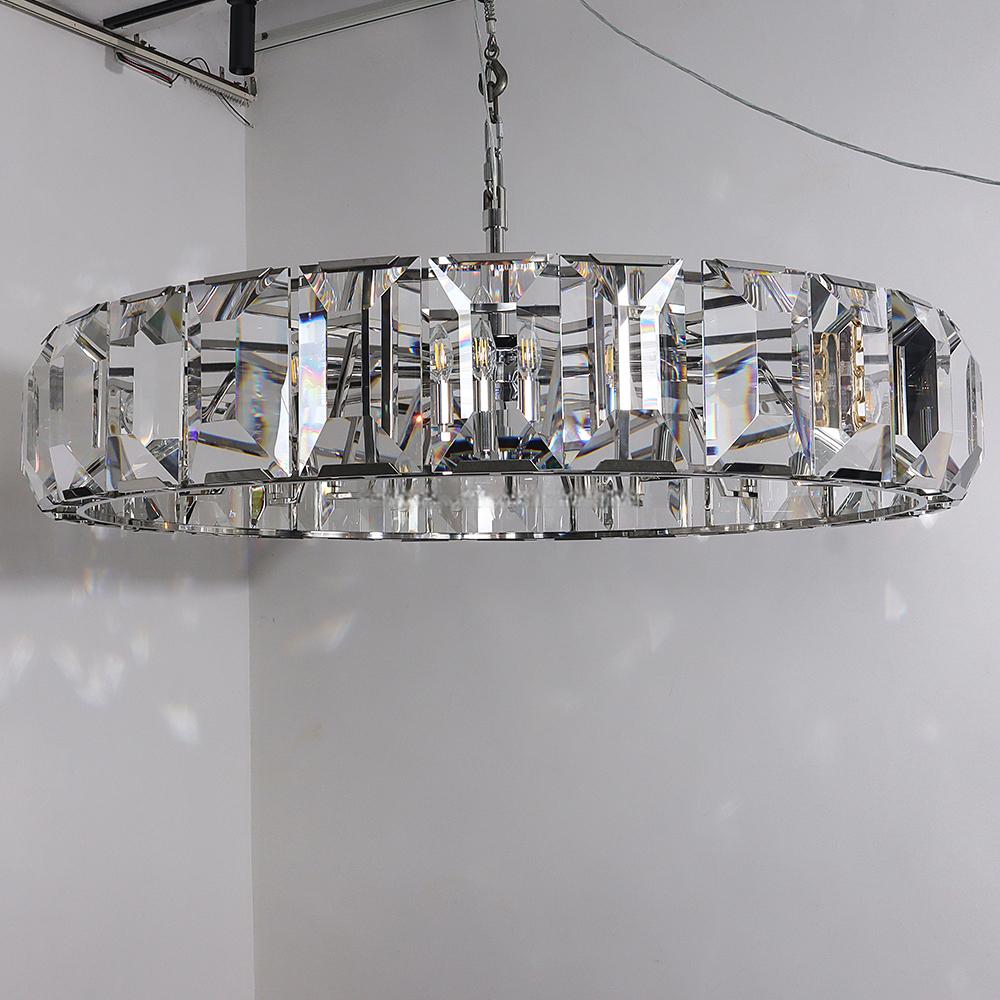60 Inch Crystal Round Chandelier - Harlow