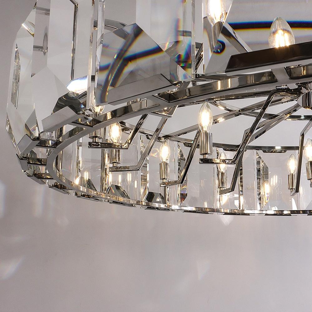 60 Inch Crystal Round Chandelier - Harlow