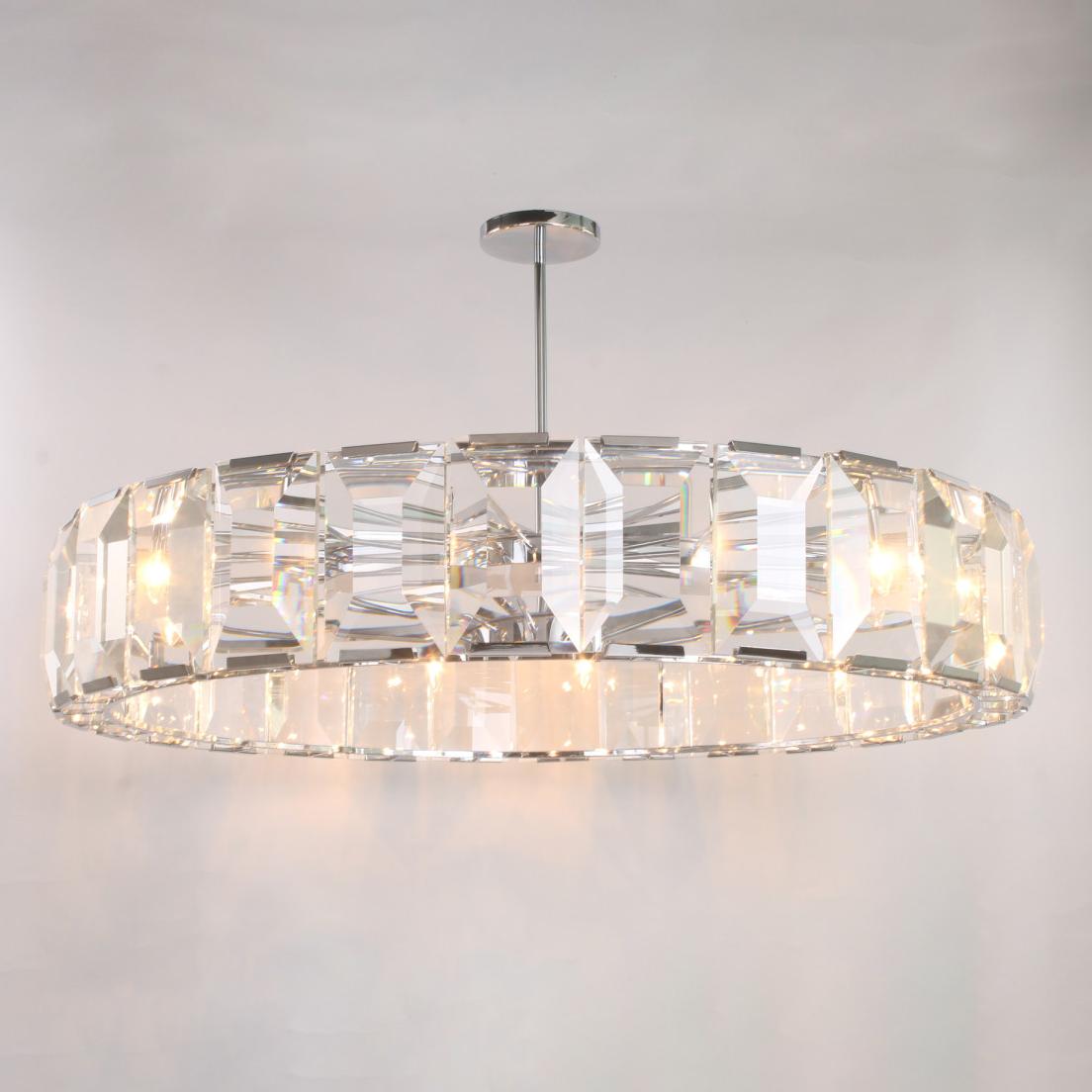 60 Inch Crystal Round Chandelier - Harlow
