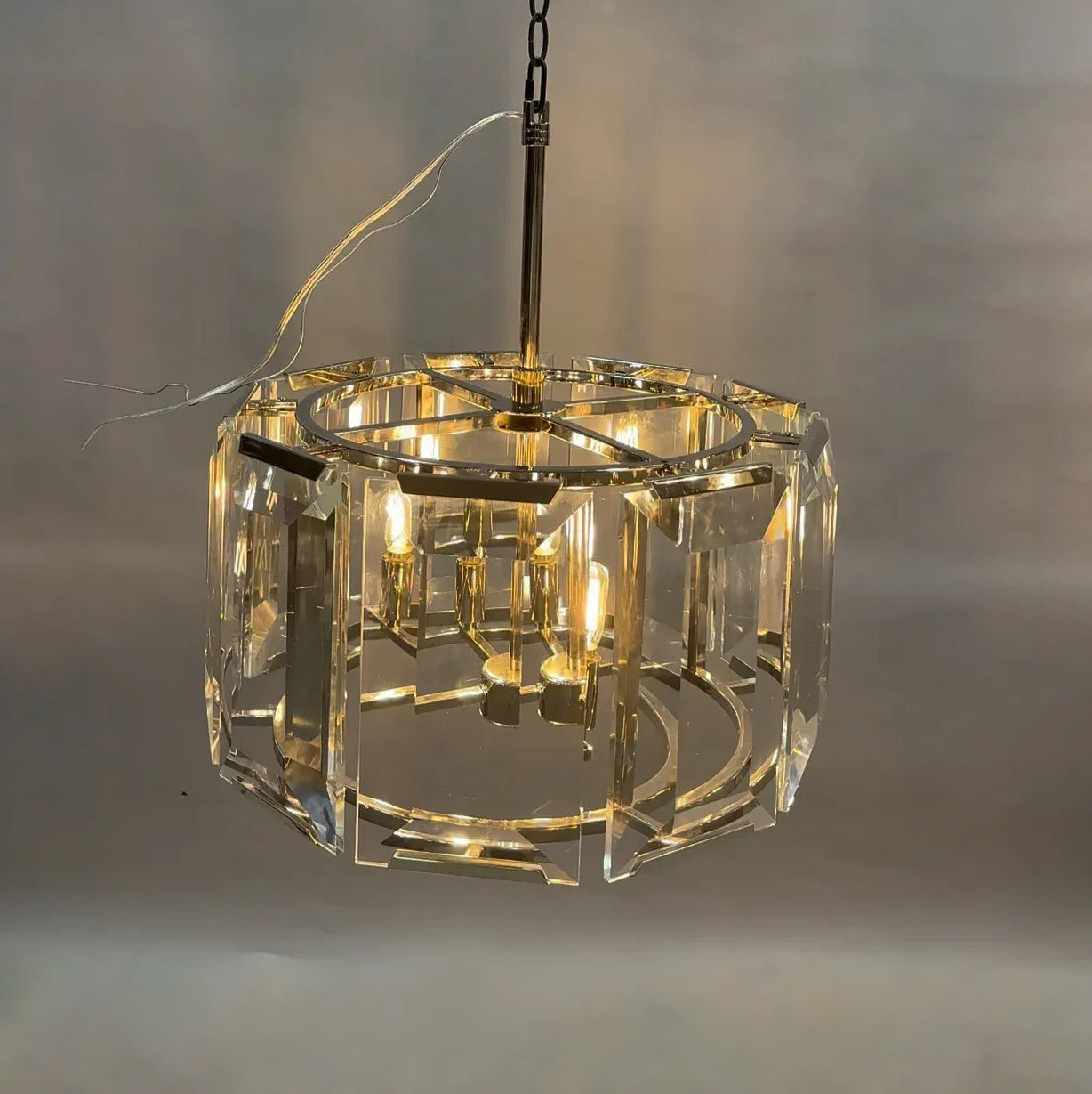 19 Inch Crystal Round Chandelier - Harlow