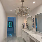 31 Inch Crystal Round Chandelier - Harlow