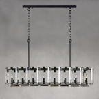 54 Inch Crystal Rectangular Chandelier - Harlow
