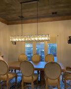 60 Inch Crystal Rectangular Chandelier - Harlow