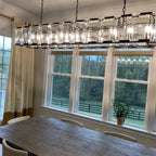 60 Inch Crystal Rectangular Chandelier - Harlow