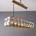 54 Inch Crystal Rectangular Chandelier - Harlow
