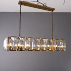 54 Inch Crystal Rectangular Chandelier - Harlow