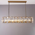 54 Inch Crystal Rectangular Chandelier - Harlow