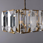 54 Inch Crystal Rectangular Chandelier - Harlow