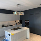 42 Inch Crystal Rectangular Chandelier - Harlow