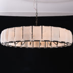 60 Inch Alabaster Round Chandelier - Harlow