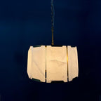 19 Inch Alabaster Round Chandelier - Harlow