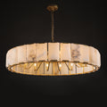 60 Inch Alabaster Round Chandelier - Harlow