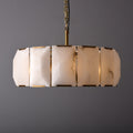 31 Inch Alabaster Round Chandelier - Harlow