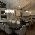 31 Inch Alabaster Round Chandelier - Harlow