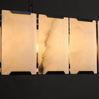 54 Inch Alabaster Rectangular Chandelier - Harlow