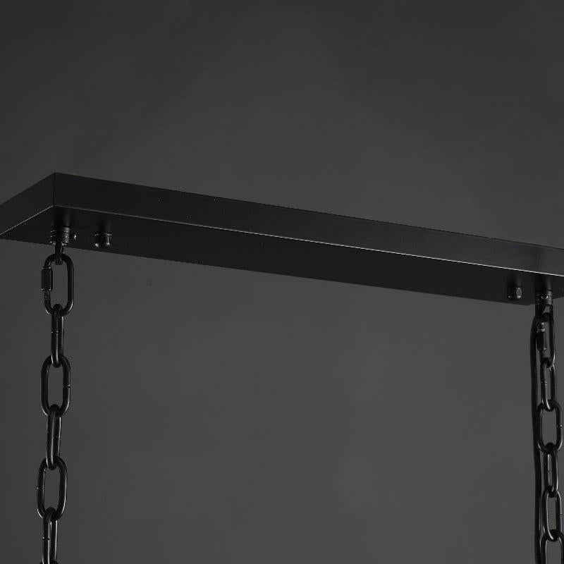 54 Inch Alabaster Rectangular Chandelier - Harlow