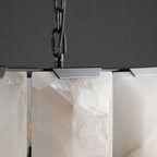 42 Inch Alabaster Rectangular Chandelier - Harlow