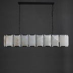 54 Inch Alabaster Rectangular Chandelier - Harlow