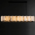 60 Inch Alabaster Rectangular Chandelier - Harlow