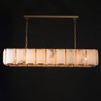 60 Inch Alabaster Rectangular Chandelier - Harlow