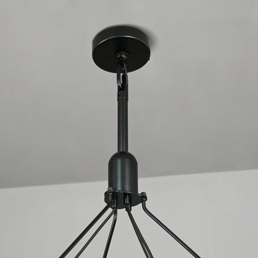63 Inch Tubular Candle Tiered Chandelier - Camino