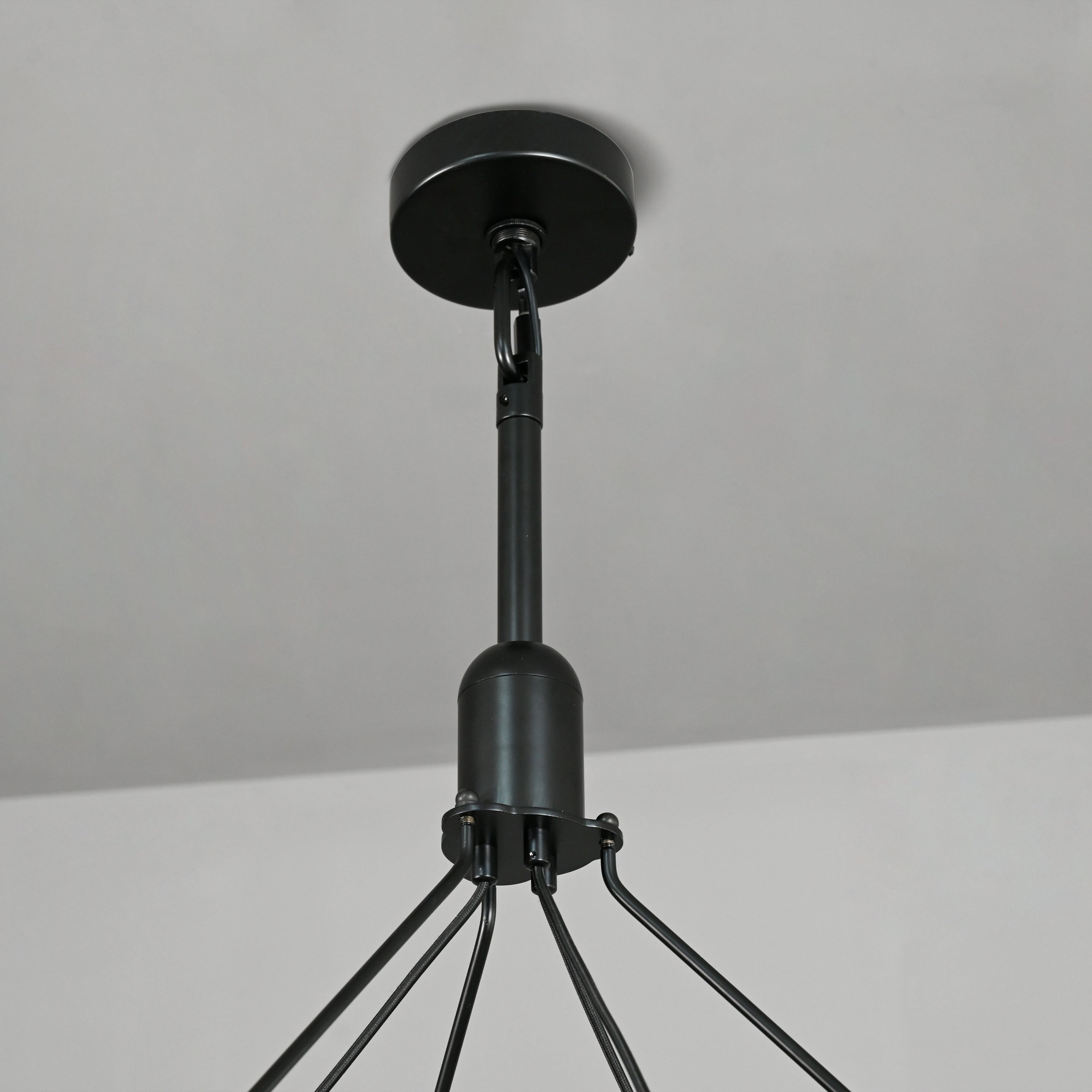 63 Inch Tubular Candle Tiered Chandelier - Camino