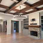 50 Inch Bent Tip Candle Round Chandelier - Camino