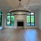 63 Inch Tubular Candle Round Chandelier - Camino