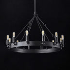 26 Inch Wagon Wheel Chandelier - Camino