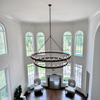 72 Inch Tubular Candle Tiered Chandelier - Camino