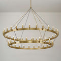 63 Inch Tubular Candle Tiered Chandelier - Camino
