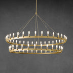 72 Inch Tubular Candle Tiered Chandelier - Camino