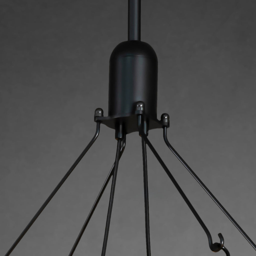 41 Inch Tubular Candle Rectangular Chandelier - Camino