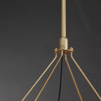41 Inch Tubular Candle Rectangular Chandelier - Camino