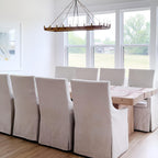 52 Inch Tubular Candle Rectangular Chandelier - Camino