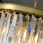 20 Inch Crystal Prism Tiered Chandelier - Odeon