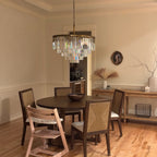 32 Inch Crystal Prism Tiered Chandelier - Odeon